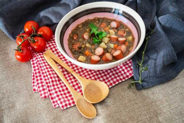 Технология приготовления и подачи супа из красной фасоли