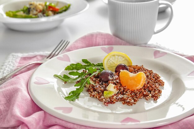Гречка с овощами и сыром в духовке